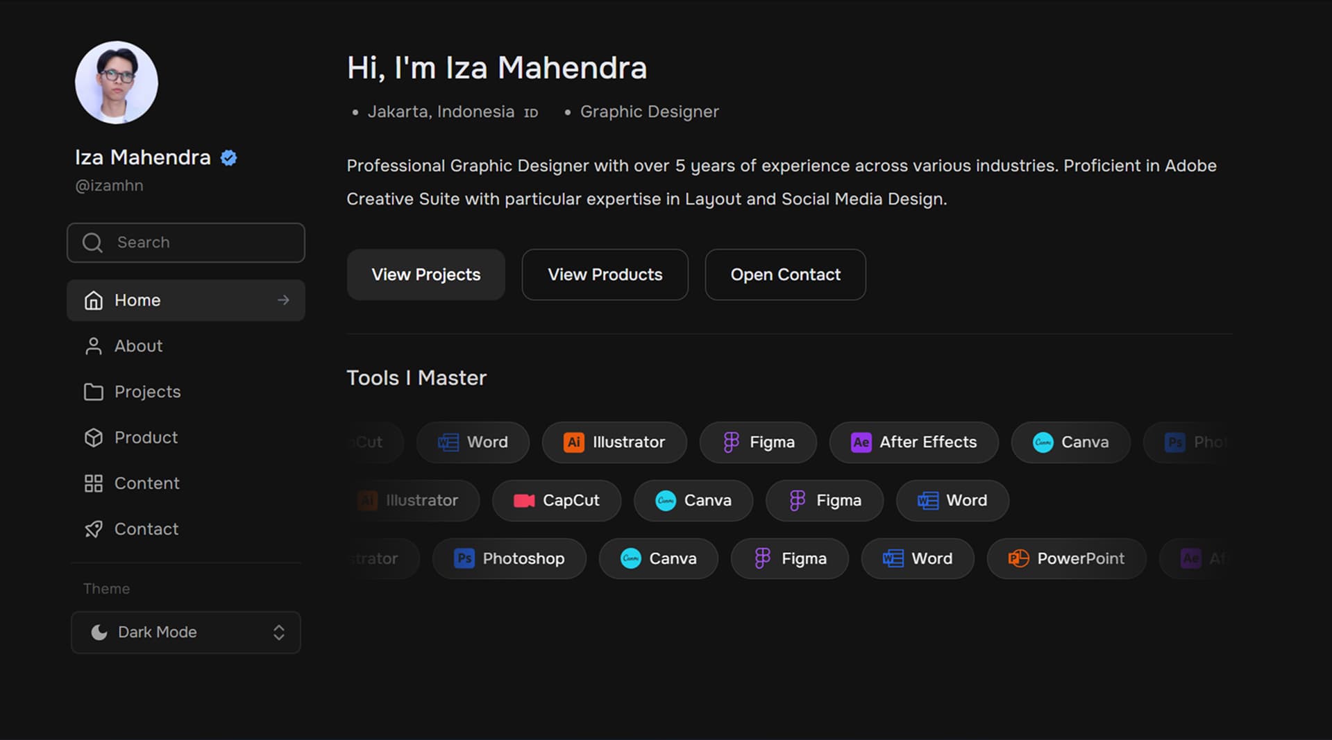 Personal Portfolio Website